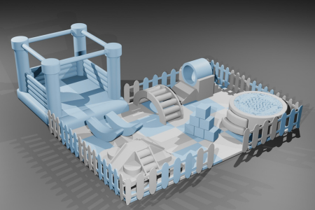Large Blue Set